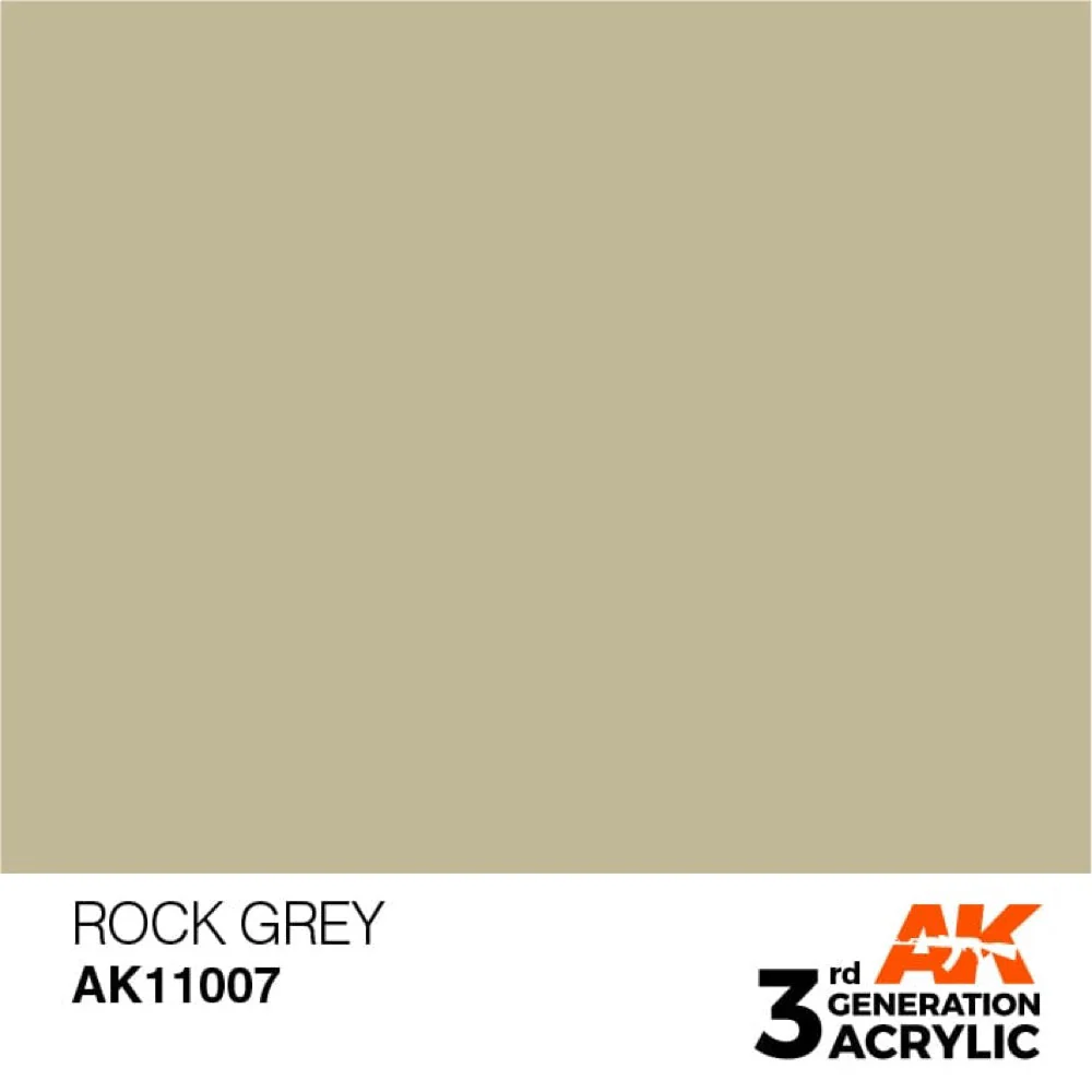 AK Interactive AK11007 Rock Grey Acrylic Paint 17ml (3rd Generation) - Image 2