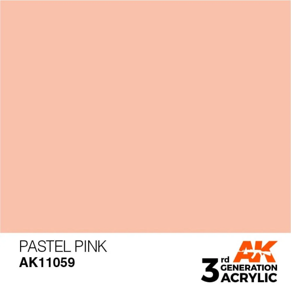 AK Interactive AK11059 Pastel Pink Acrylic Paint 17ml (3rd Generation) - Image 2