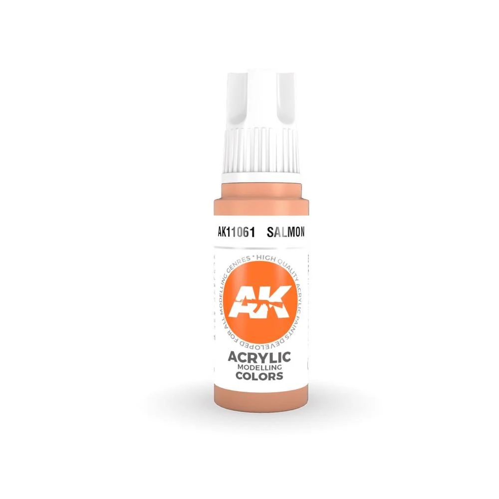 AK Interactive AK11061 Salmon Acrylic Paint 17ml (3rd Generation)