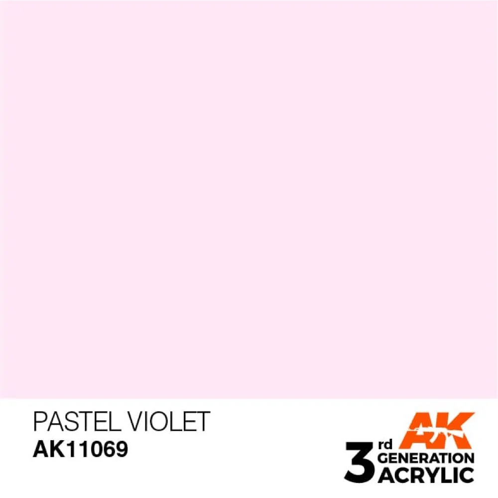 AK Interactive AK11069 Pastel Violet Acrylic Paint 17ml (3rd Generation) - Image 2