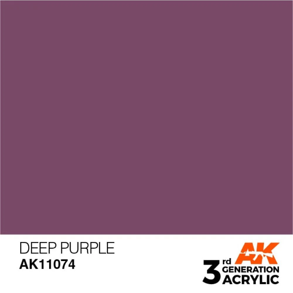 AK Interactive AK11074 Deep Purple Intense Acrylic Paint 17ml (3rd Generation) - Image 2