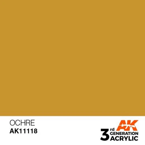 AK Interactive AK11118 Ocher Acrylic Paint 17ml (3rd Generation) - Image 2