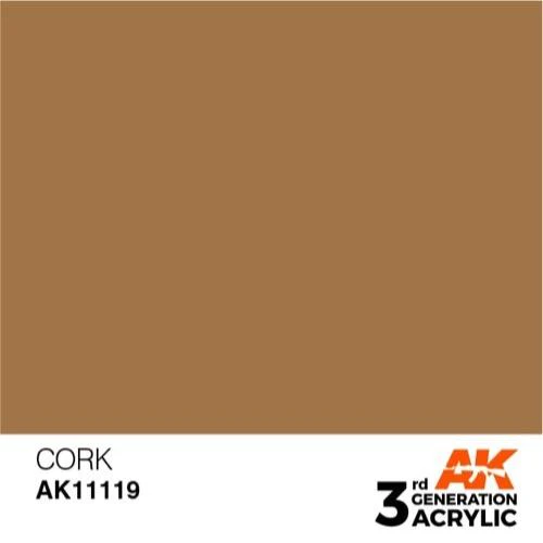 AK Interactive AK11119 Cork Acrylic Paint 17ml (3rd Generation) - Image 2