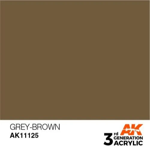 AK Interactive AK11125 Grey-Brown Acrylic Paint 17ml (3rd Generation) - Image 2