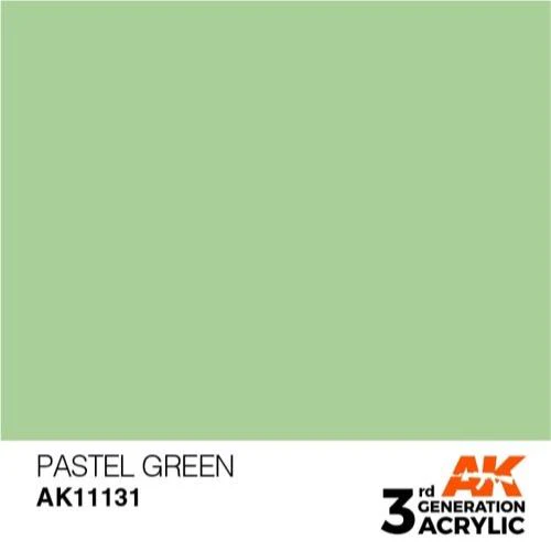 AK Interactive AK11131 Pastel Green Acrylic Paint 17ml (3rd Generation) - Image 2