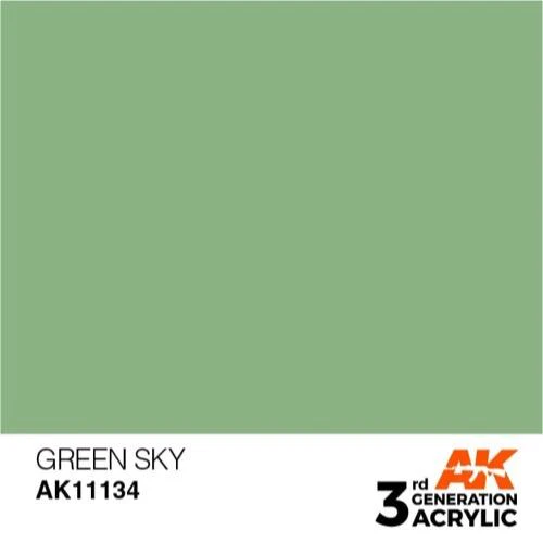 AK Interactive AK11134 Green Sky Acrylic Paint 17ml (3rd Generation) - Image 2