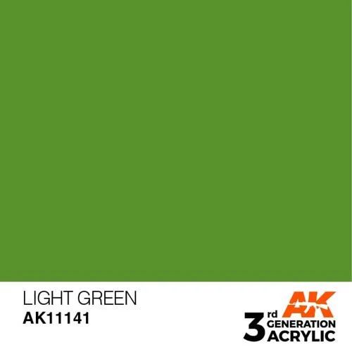 AK Interactive AK11141 Light Green Acrylic Paint 17ml (3rd Generation) - Image 2