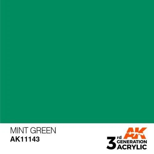 AK Interactive AK11143 Mint Green Acrylic Paint 17ml (3rd Generation) - Image 2
