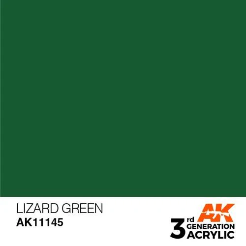 AK Interactive AK11145 Lizard Green Acrylic Paint 17ml (3rd Generation) - Image 2