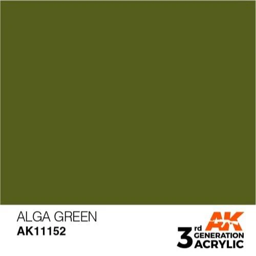 AK Interactive AK11152 Alga Green Acrylic Paint 17ml (3rd Generation) - Image 2