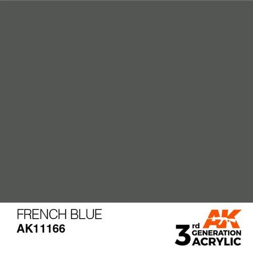 AK Interactive AK11166 French Blue Acrylic Paint 17ml (3rd Generation) - Image 2