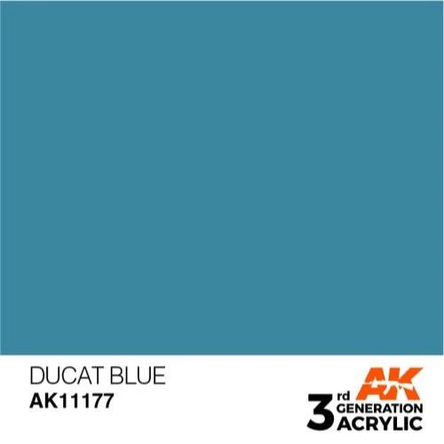 AK Interactive AK11177 Ducat Blue Acrylic Paint 17ml (3rd Generation) - Image 2