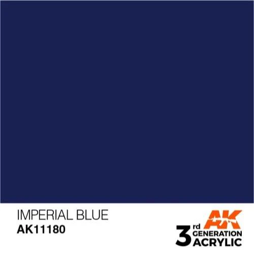 AK Interactive AK11180 Imperial Blue Acrylic Paint 17ml (3rd Generation) - Image 2