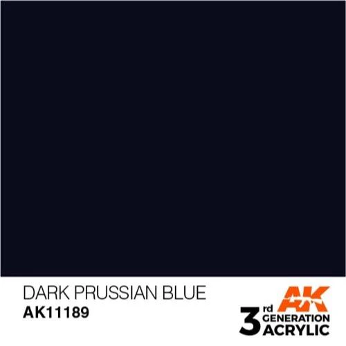 AK Interactive AK11189 Dark Prussian Blue Acrylic Paint 17ml (3rd Generation) - Image 2