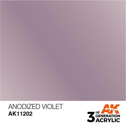 AK Interactive AK11202 Metallic Anodized Violet Acrylic Paint 17ml (3rd Generation) - Image 2