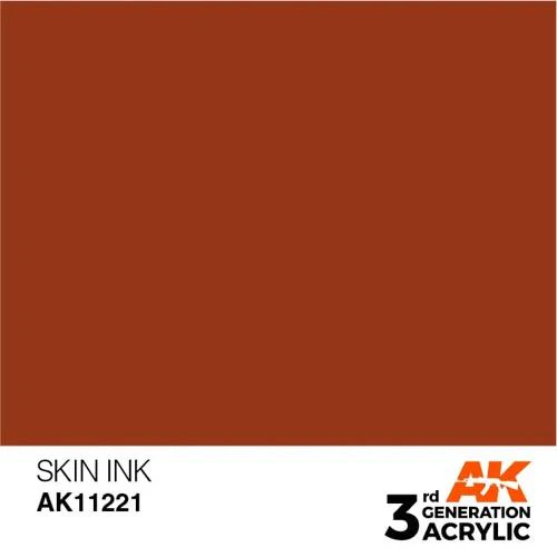 AK Interactive AK11221 Skin Ink 17ml (3rd Generation) - Image 2