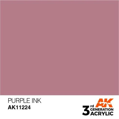 AK Interactive AK11224 Purple Ink 17ml (3rd Generation) - Image 2