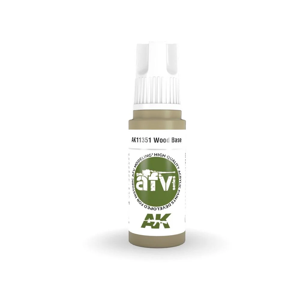 AK Interactive AK11351 AFV Series Wood Base Acrylic Paint 17ml 3rd Generation