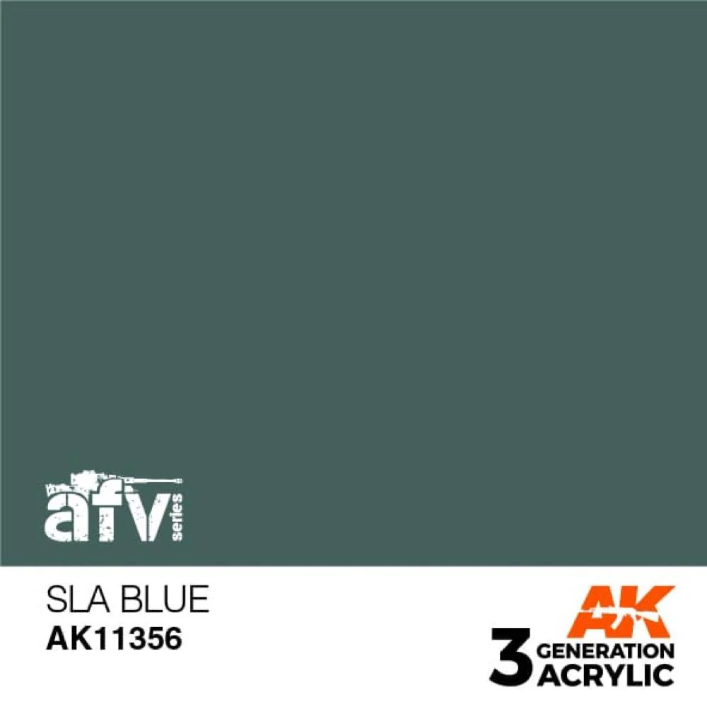AK Interactive AK11356 AFV Series SLA Blue Acrylic Paint 17ml 3rd Generation - Image 2