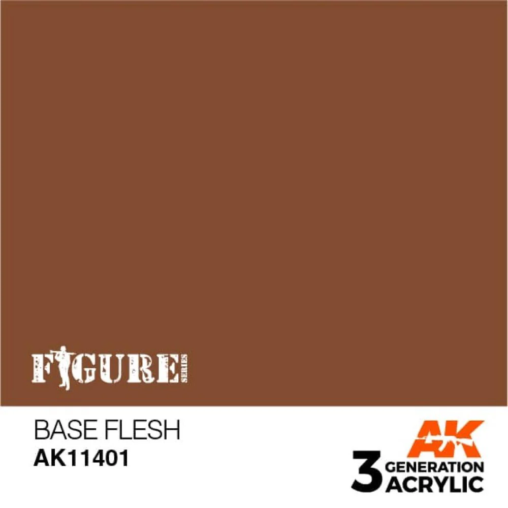 AK Interactive AK11401 Figure Series Base Flesh Acrylic Paint 17ml 3rd Generation - Image 2