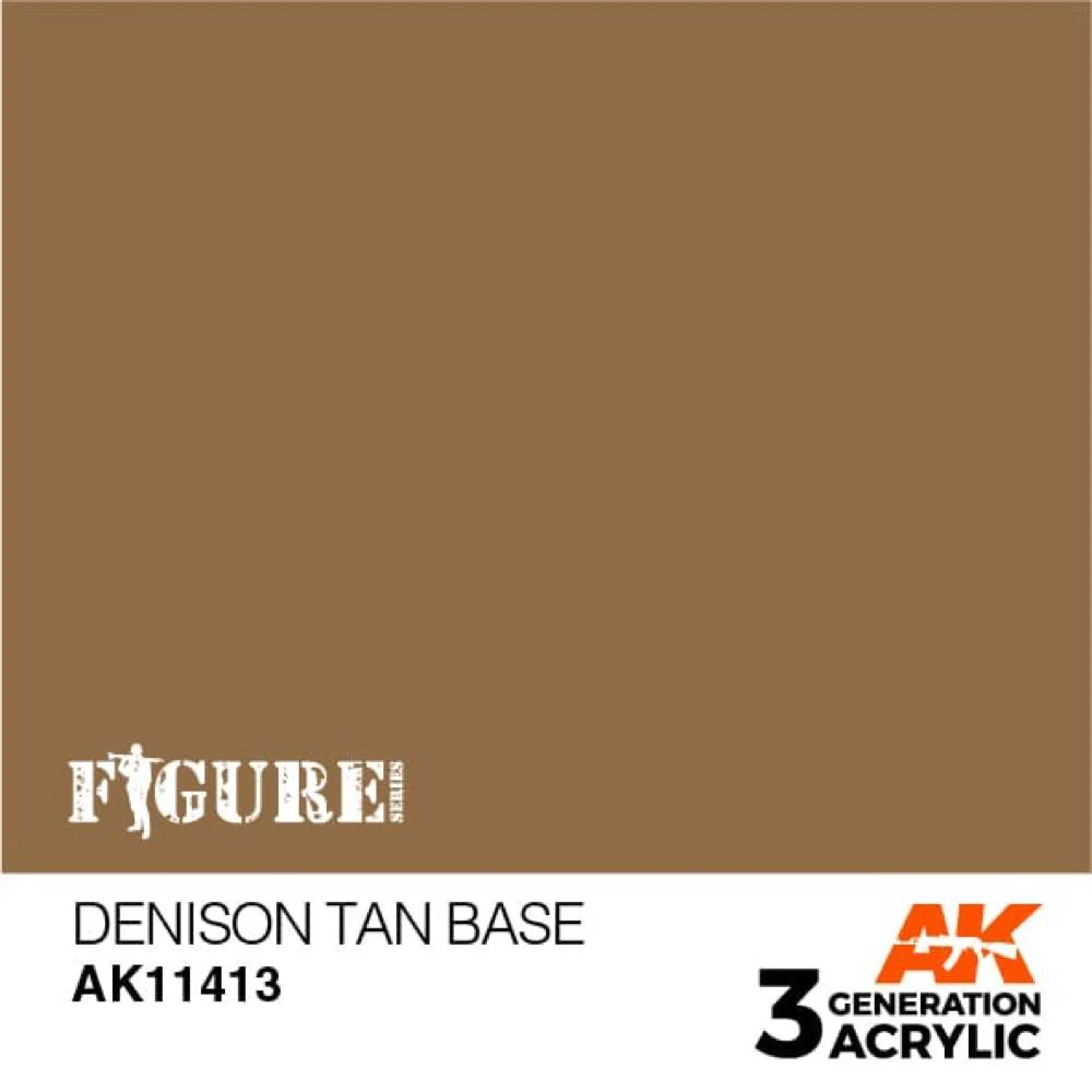 AK Interactive AK11413 Figure Series Denison Tan Base Acrylic Paint 17ml 3rd Generation - Image 2