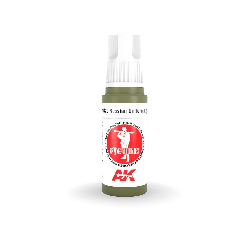 AK Interactive AK11429 Figure Series Russian Uniform Lights Acrylic Paint 17ml 3rd Generation