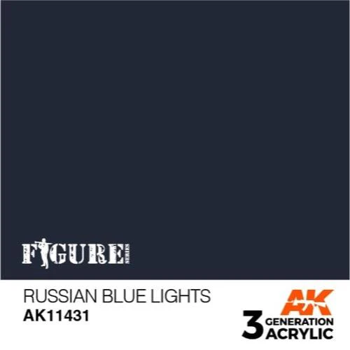 AK Interactive AK11431 Figure Series Russian Blue Lights Acrylic Paint 17ml 3rd Generation - Image 2