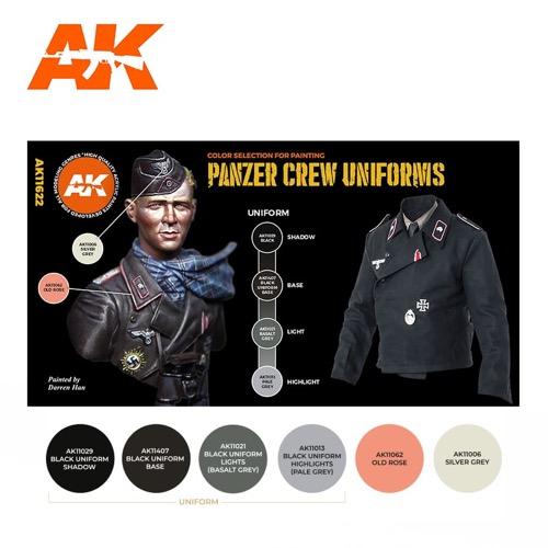 AK Interactive AK11622 Panzer Crew Black Uniforms Set 3rd Generation - Image 2