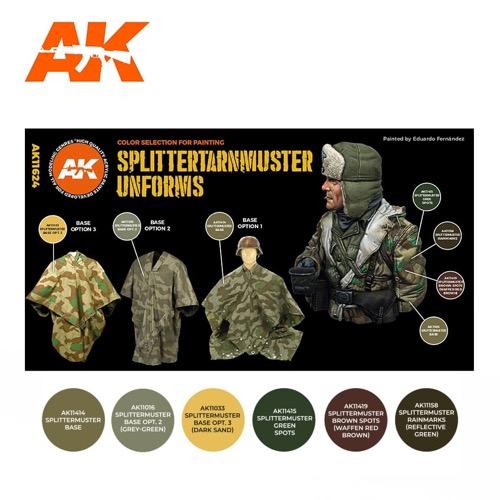 AK Interactive AK11624 Figure Series Splittermuster Uniform Acrylic Paint Set (3rd Generation) - Image 2