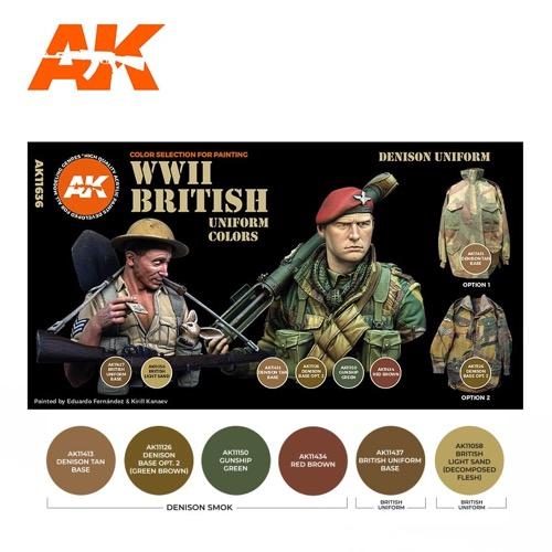 AK Interactive AK11636 WWII British Uniform Colours 3rd Generation - Image 2