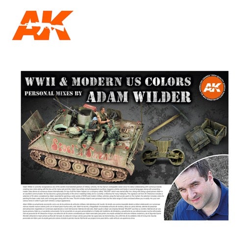 AK Interactive AK11763 Adam Wilder Signature Set Special WWII and Modern US Colours Paint Set - Image 3