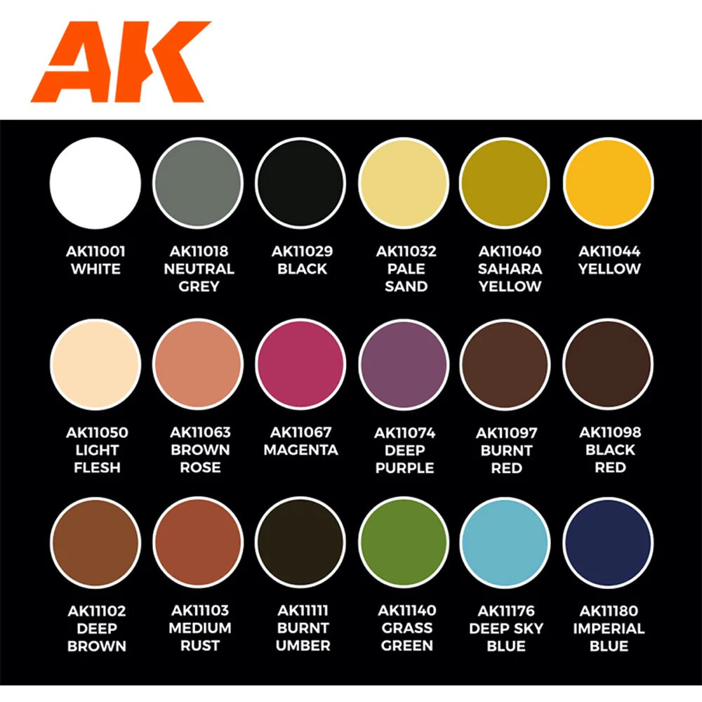 AK Interactive AK11765 Keigo Murakami Signature Set Personal Mixes Anime Figures Paint Set - Image 4