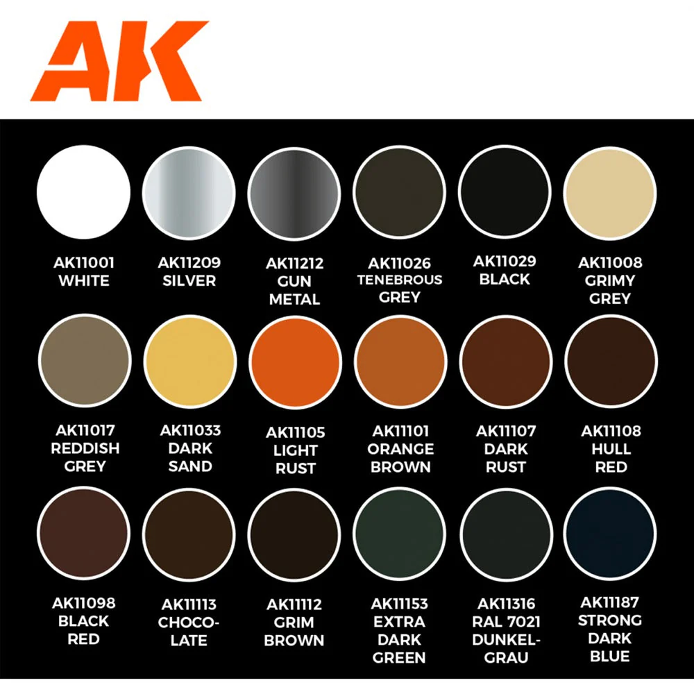 AK Interactive AK11767 Signature Set Total Chipping Kristof Pulinckx Set - Image 3