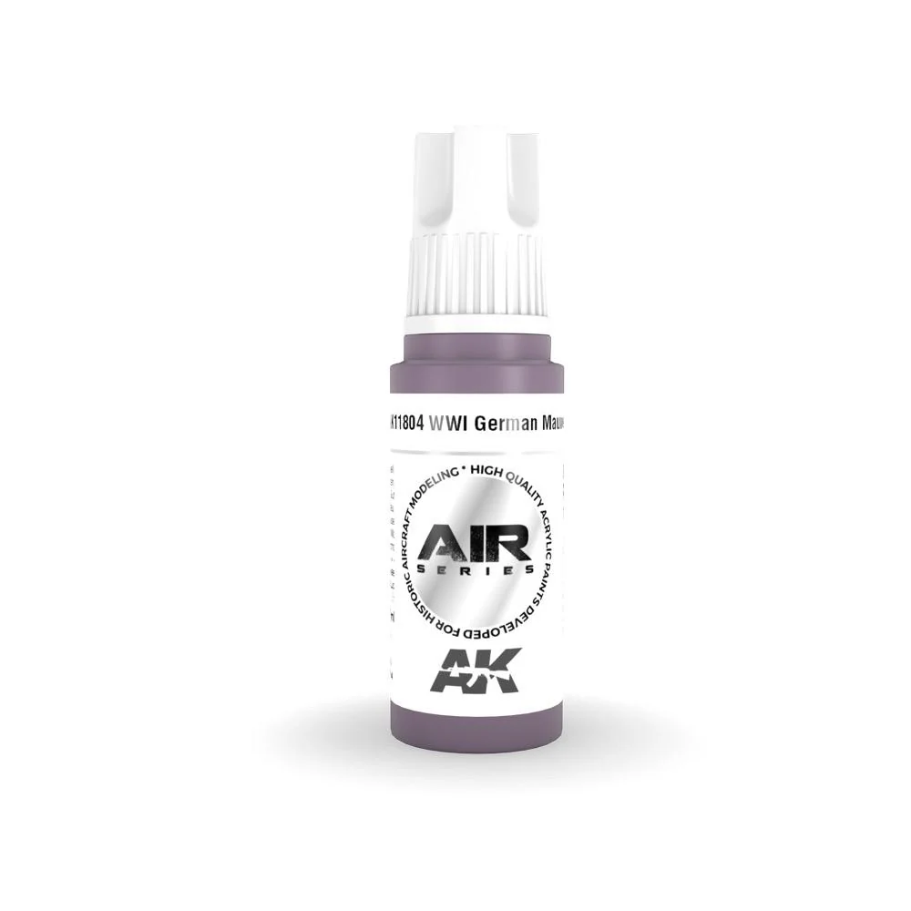 AK Interactive AK11804 Air Series WWI German Mauve Acrylic Paint 17ml 3rd Generation