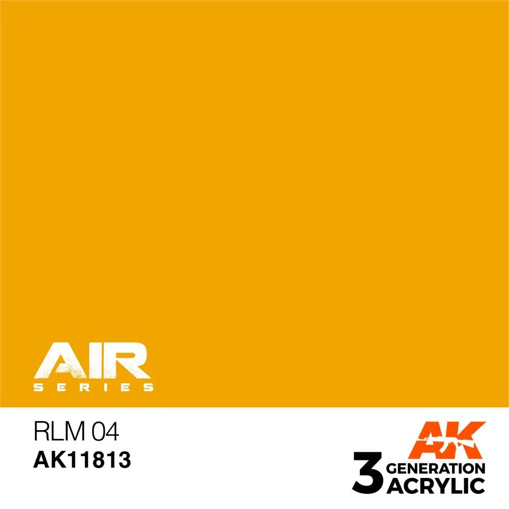 AK Interactive AK11813 Air Series RLM 04 Acrylic Paint 17ml 3rd Generation - Image 2