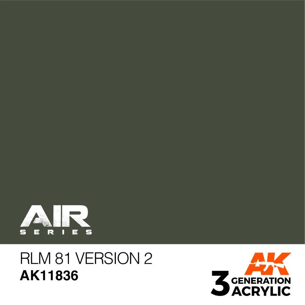 AK Interactive AK11836 Air Series RLM 81 Version 2 Acrylic Paint 17ml 3rd Generation - Image 2