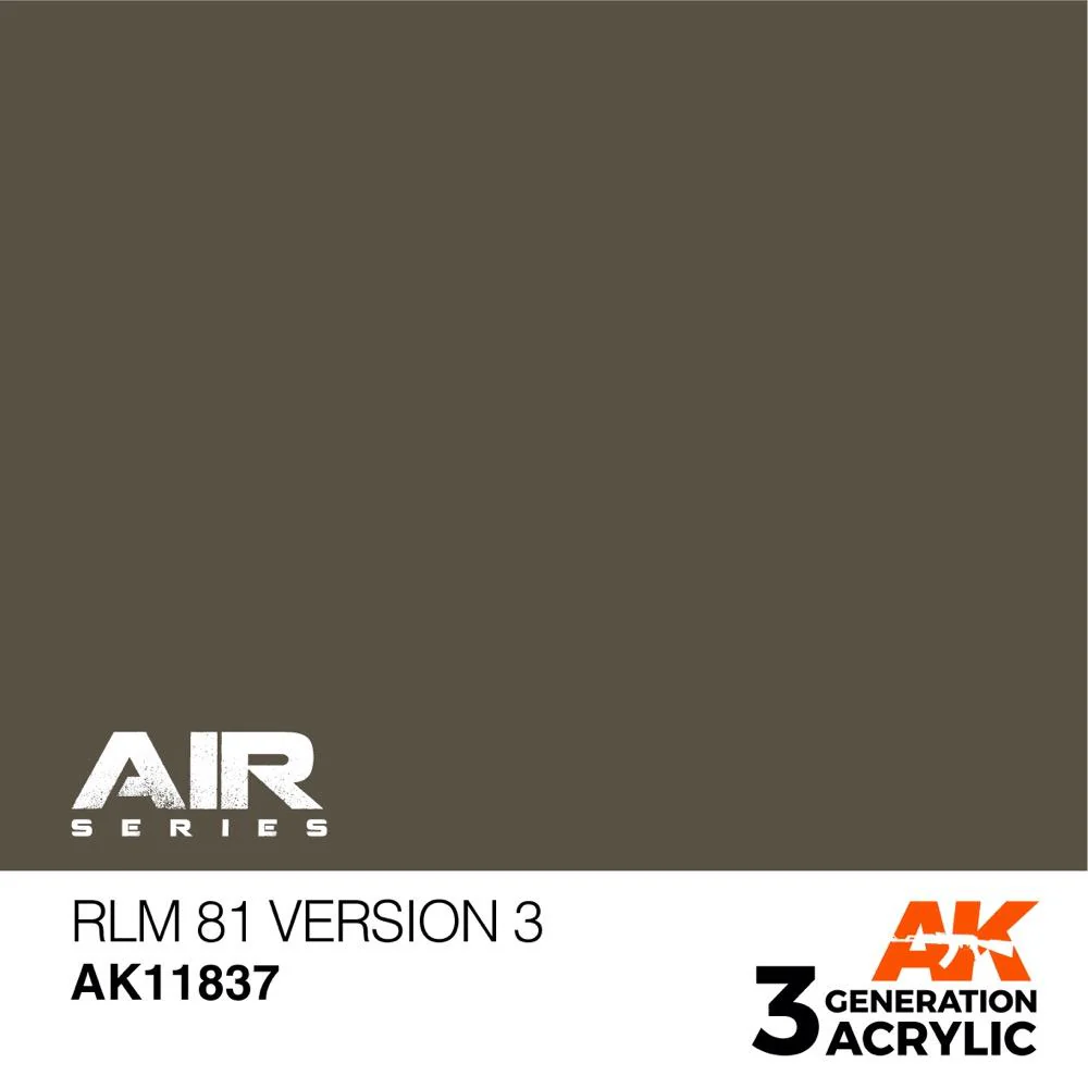 AK Interactive AK11837 Air Series RLM 81 Version 3 Acrylic Paint 17ml 3rd Generation - Image 2