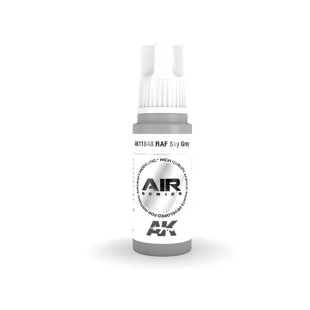 AK Interactive AK11848 Air Series RAF Sky Grey Acrylic Paint 17ml 3rd Generation