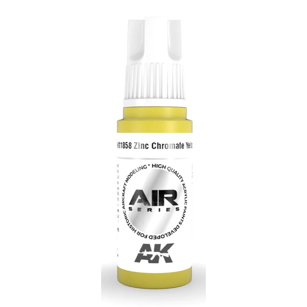 AK Interactive AK11858 Air Series Zinc Chromate Yellow Acrylic Paint 17ml 3rd Generation