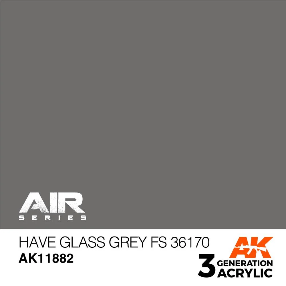 AK Interactive AK11882 Air Series Have Glass Grey FS 36170 Acrylic Paint 17ml 3rd Generation - Image 2