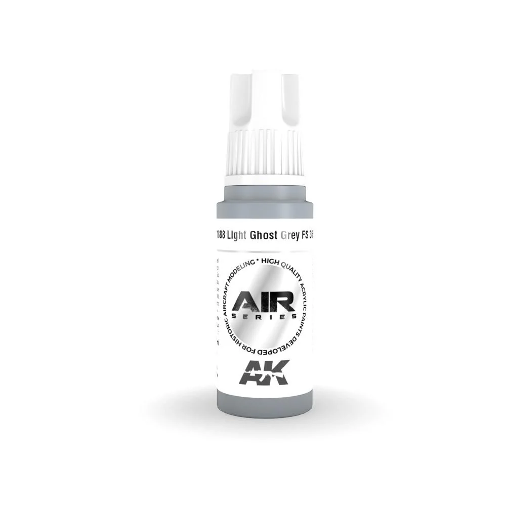AK Interactive AK11888 Air Series Light Ghost Grey FS 36375 Acrylic Paint 17ml 3rd Generation
