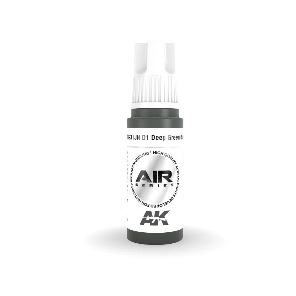 AK Interactive AK11893 Air Series IJN D1 Deep Green Black Acrylic Paint 17ml 3rd Generation