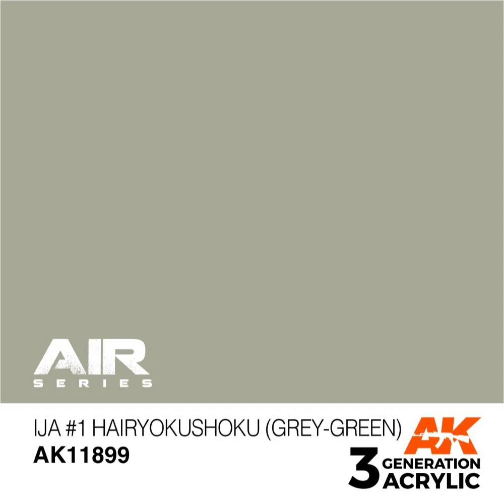 AK Interactive AK11899 Air Series IJA No.1 Hairyokushoku Grey-Green Acrylic Paint 17ml 3rd Generation - Image 2
