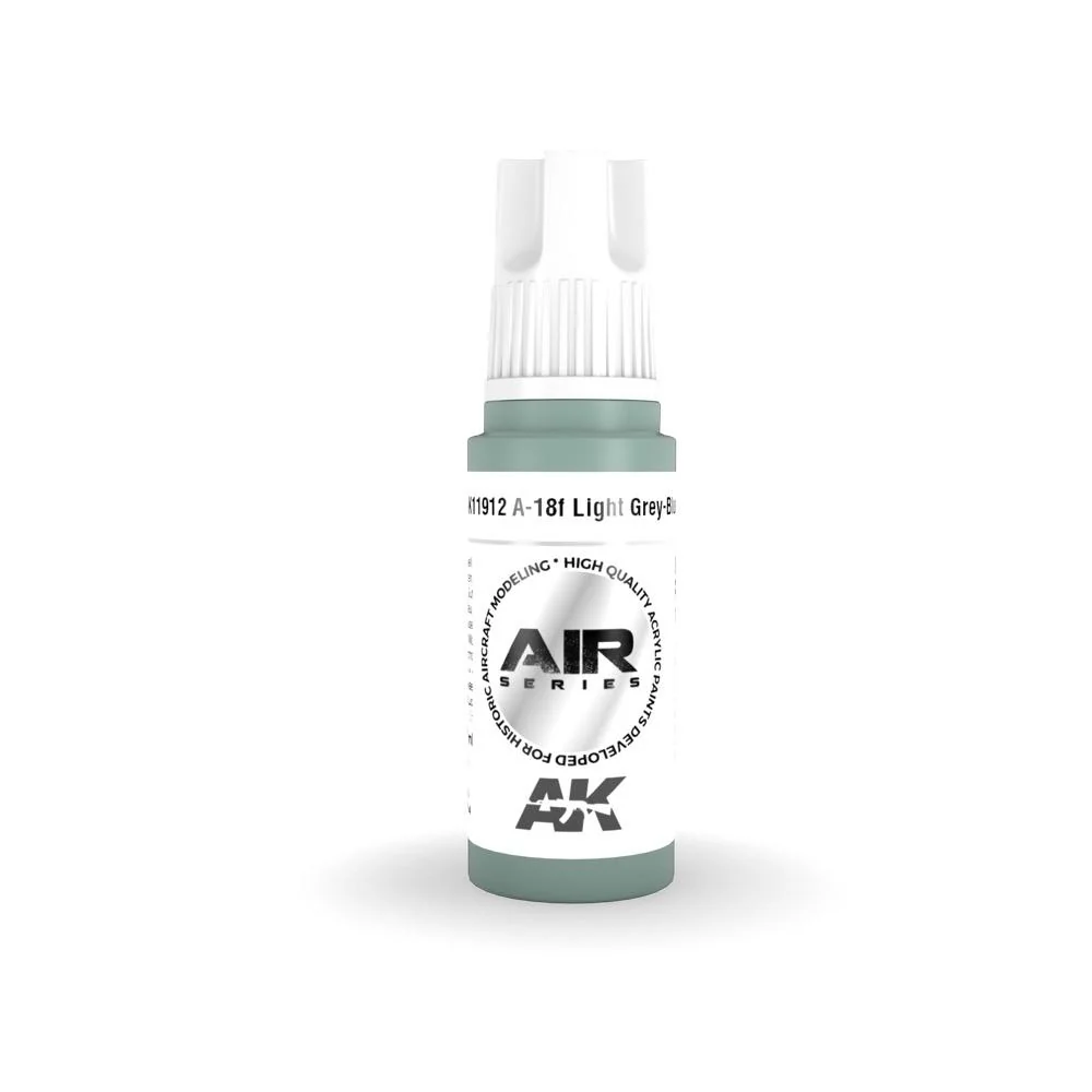 AK Interactive AK11912 Air Series A-18f Light Grey-Blue Acrylic Paint 17ml 3rd Generation