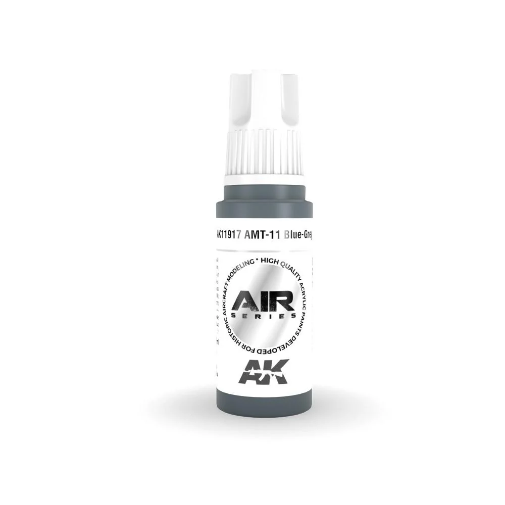 AK Interactive AK11917 Air Series AMT-11 Blue-Grey Acrylic Paint 17ml 3rd Generation
