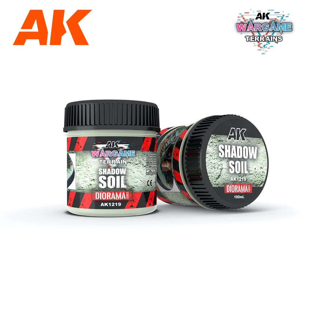 AK Interactive AK1219 Wargame Terrains Shadow Soil 100ml (Acrylic)