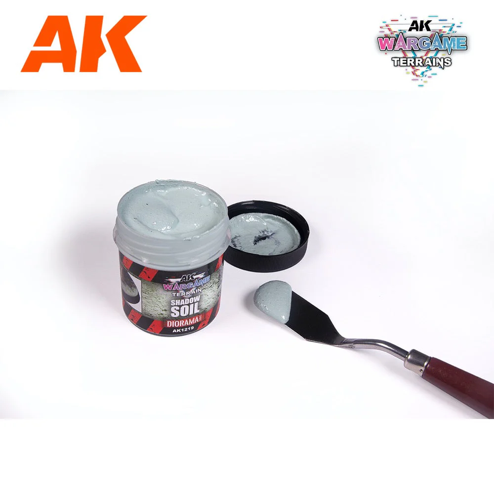 AK Interactive AK1219 Wargame Terrains Shadow Soil 100ml (Acrylic) - Image 2