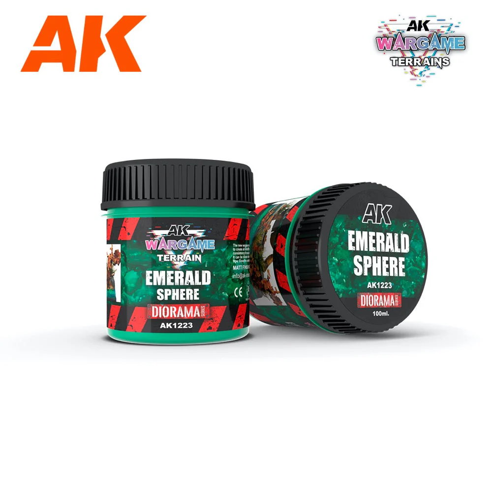 AK Interactive AK1223 Wargame Terrains Emerald Sphere 100ml (Acrylic)