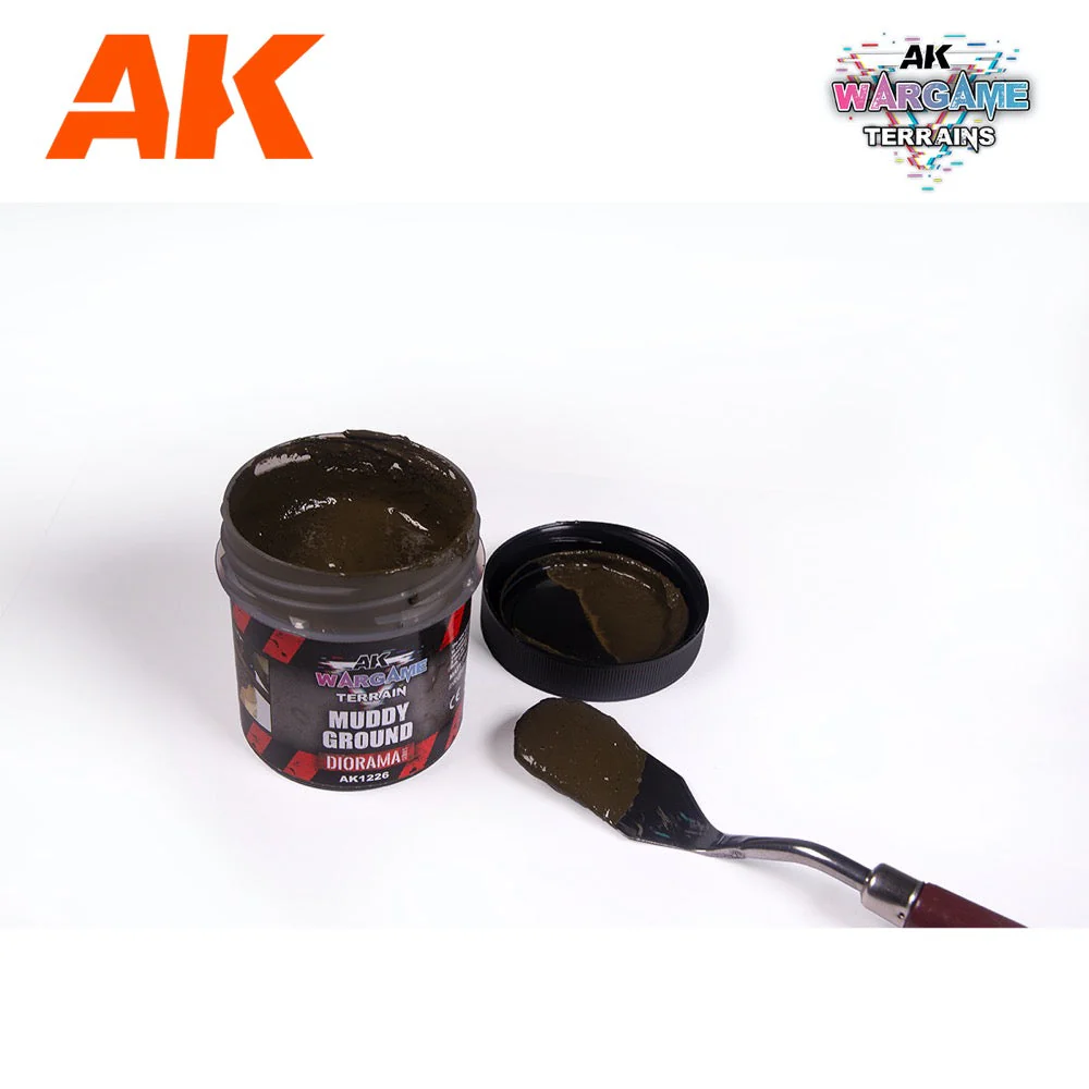 AK Interactive AK1226 Wargame Terrains Muddy Ground 100ml (Acrylic) - Image 2