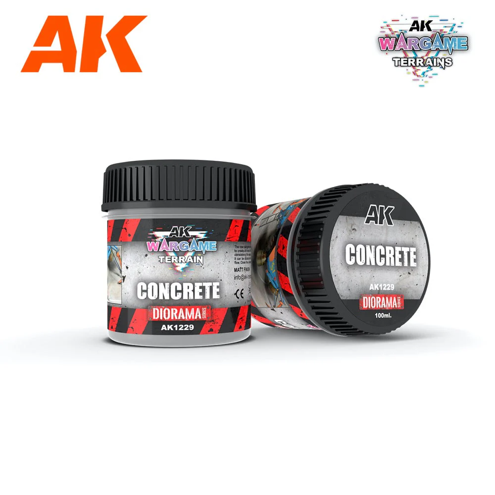 AK Interactive AK1229 Wargame Terrains Concrete 100ml (Acrylic)